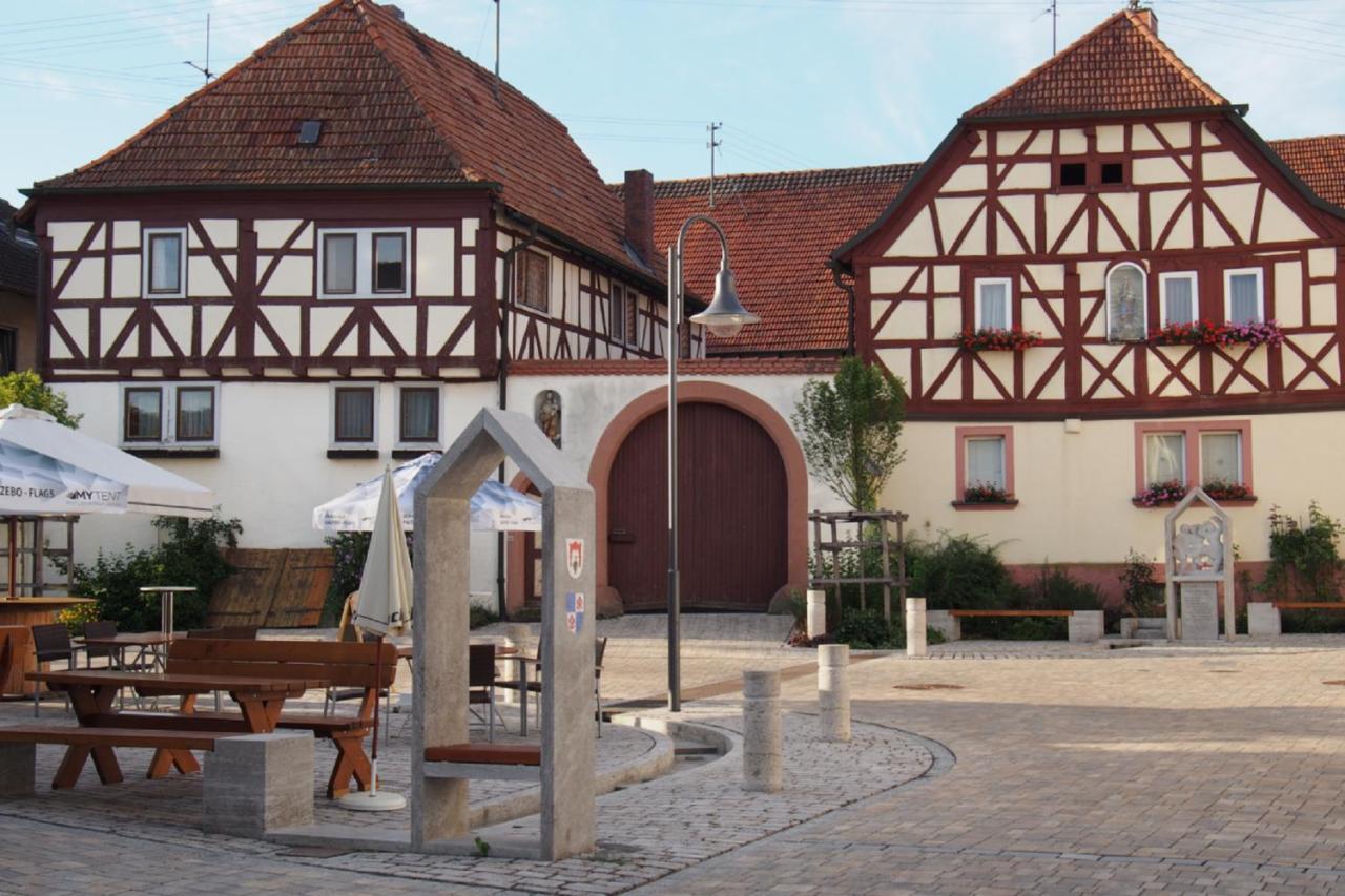 Ferienwohnung Seidenfaden Karlstadt Exterior foto