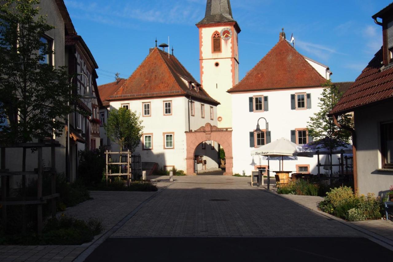Ferienwohnung Seidenfaden Karlstadt Exterior foto